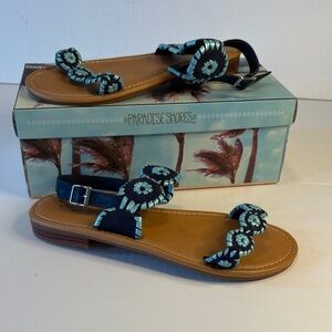 Blue Sandals